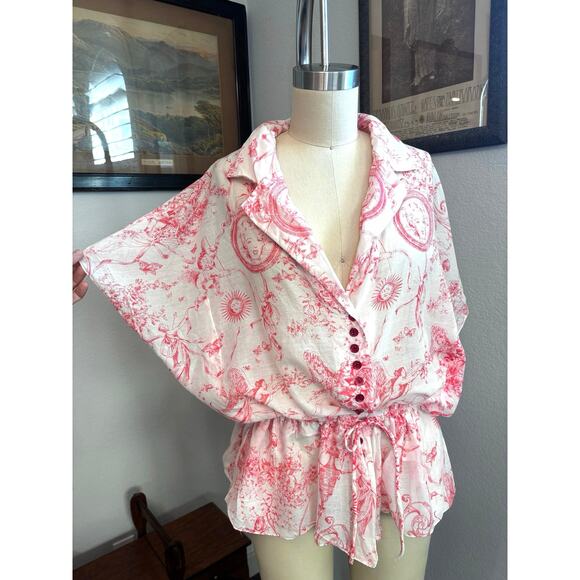 Designer Carolina Herrera spring 2014 collection toile Marilyn Monroe top blouse - Picture 2 of 13